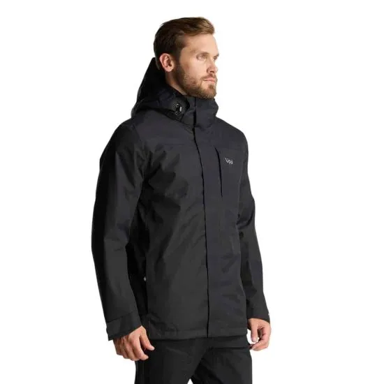 Chaqueta Hombre Tres Cruces Fusion-3 Hoody Jacket Negro Lippi - Imagen 2