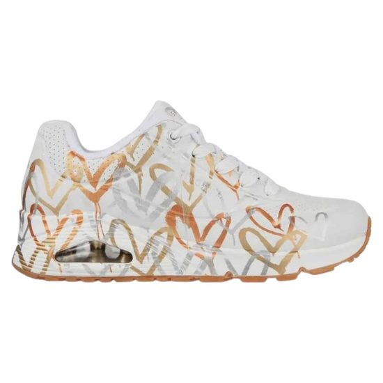 ZAPATILLA NIÑA UNO LITE METALLIC LOVE WTGD SKECHERS - Imagen 3