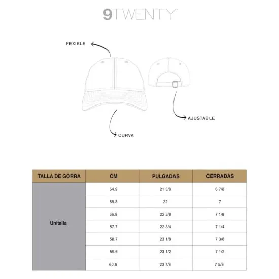 Gorro 9Twenty Los Angeles Dodgers MLB League Essential Copper Rojo - Imagen 6