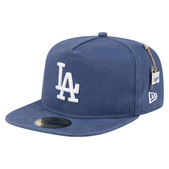 Gorro 59Fifty LA Championshio Side Flag Blue - Imagen 7