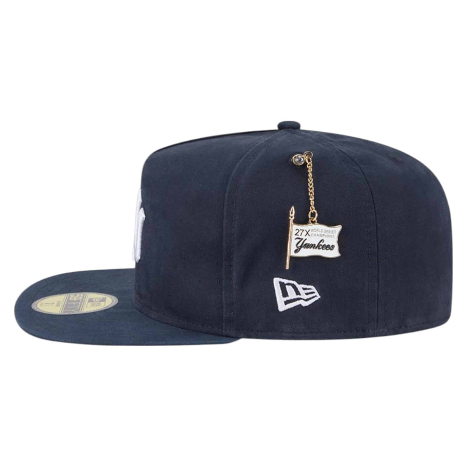 Gorro 59Fifty New York Yankees Championshio Side Flag Navy - Imagen 4