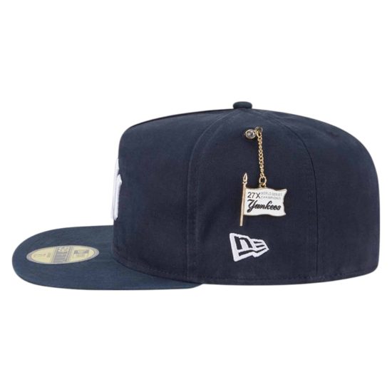 Gorro 59Fifty New York Yankees Championshio Side Flag Navy - Imagen 4