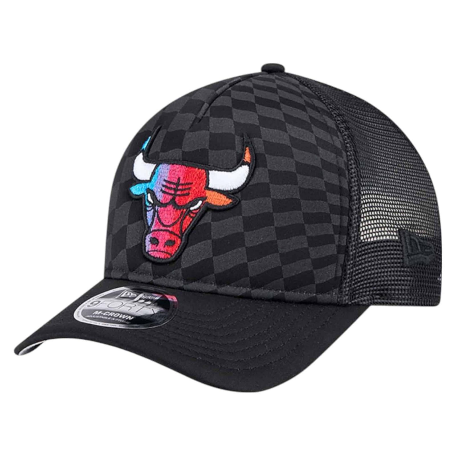 Gorro 9Forty Chicago Bulls NBA Gradient Raceway Negro - Imagen 7