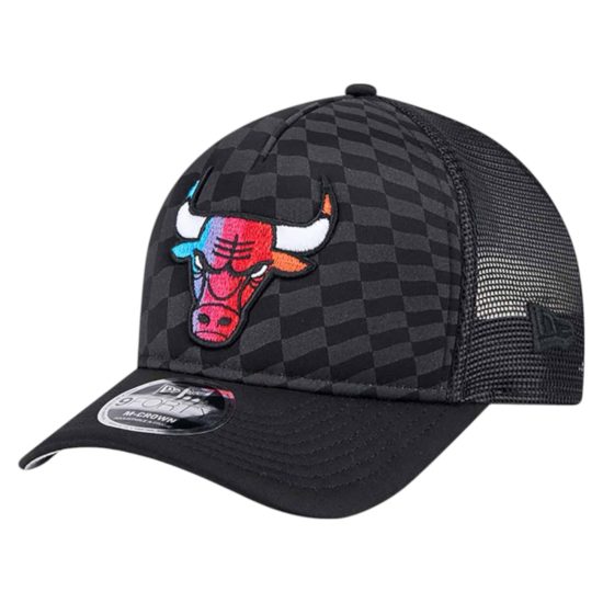 Gorro 9Forty Chicago Bulls NBA Gradient Raceway Negro - Imagen 7