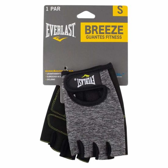 GUANTES MUJER FUNCIONAL FITNESS BREEZE NE/GR S EVERLAST - Imagen 5
