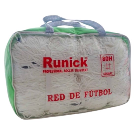 MALLA FUTBOL CUADRO 80 POLIGAL RUNICK - Imagen 2