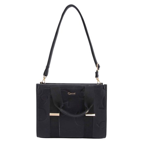 CARTERA DOS ASAS MEDIANA GRANEADO NEGRO CAR3333 GACEL - Imagen 5