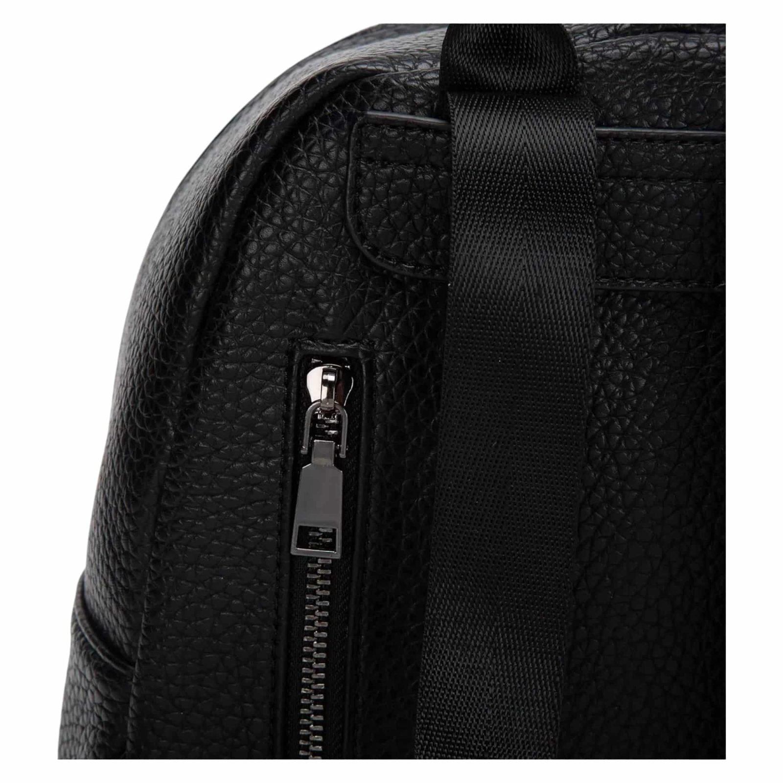 MOCHILA PEQUEÑA SINTETICO GRANEADO NEGRO CAR3264 GACEL - Imagen 5