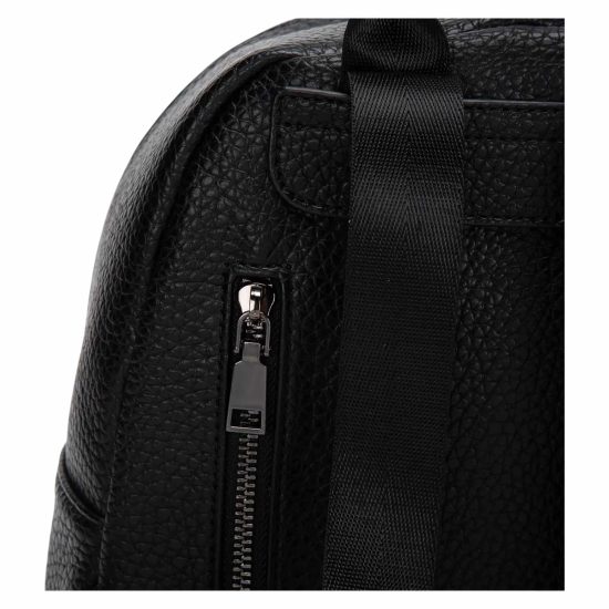 MOCHILA PEQUEÑA SINTETICO GRANEADO NEGRO CAR3264 GACEL - Imagen 5