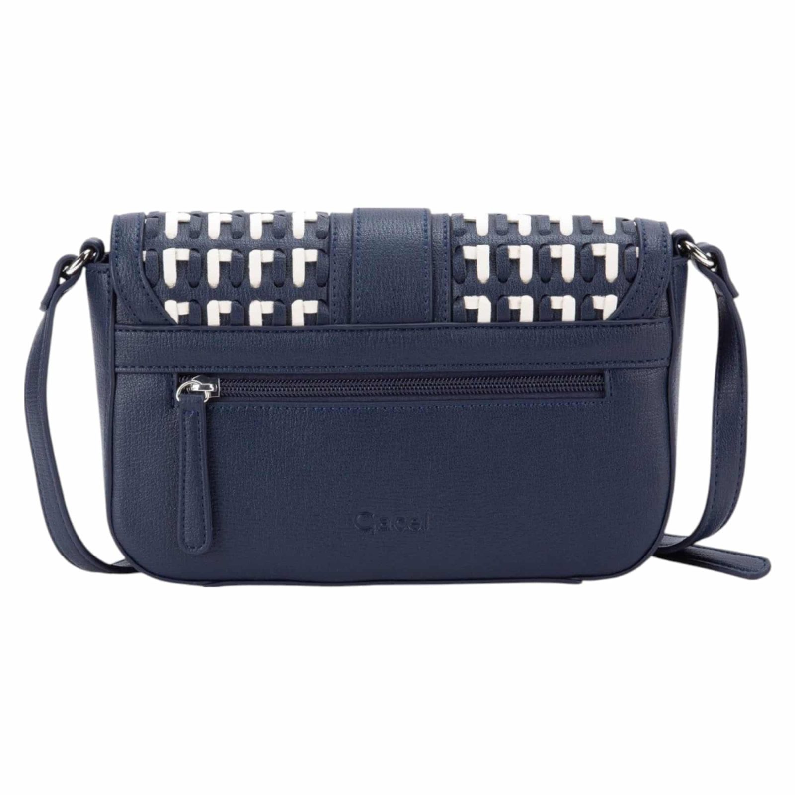 CARTERA BANDOLERA PEQUEÑA TEXTIL RAFIA MARINO CAR3342 GACEL - Imagen 2