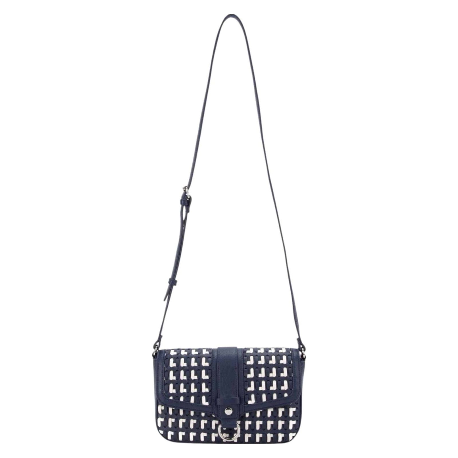 CARTERA BANDOLERA PEQUEÑA TEXTIL RAFIA MARINO CAR3342 GACEL - Imagen 4