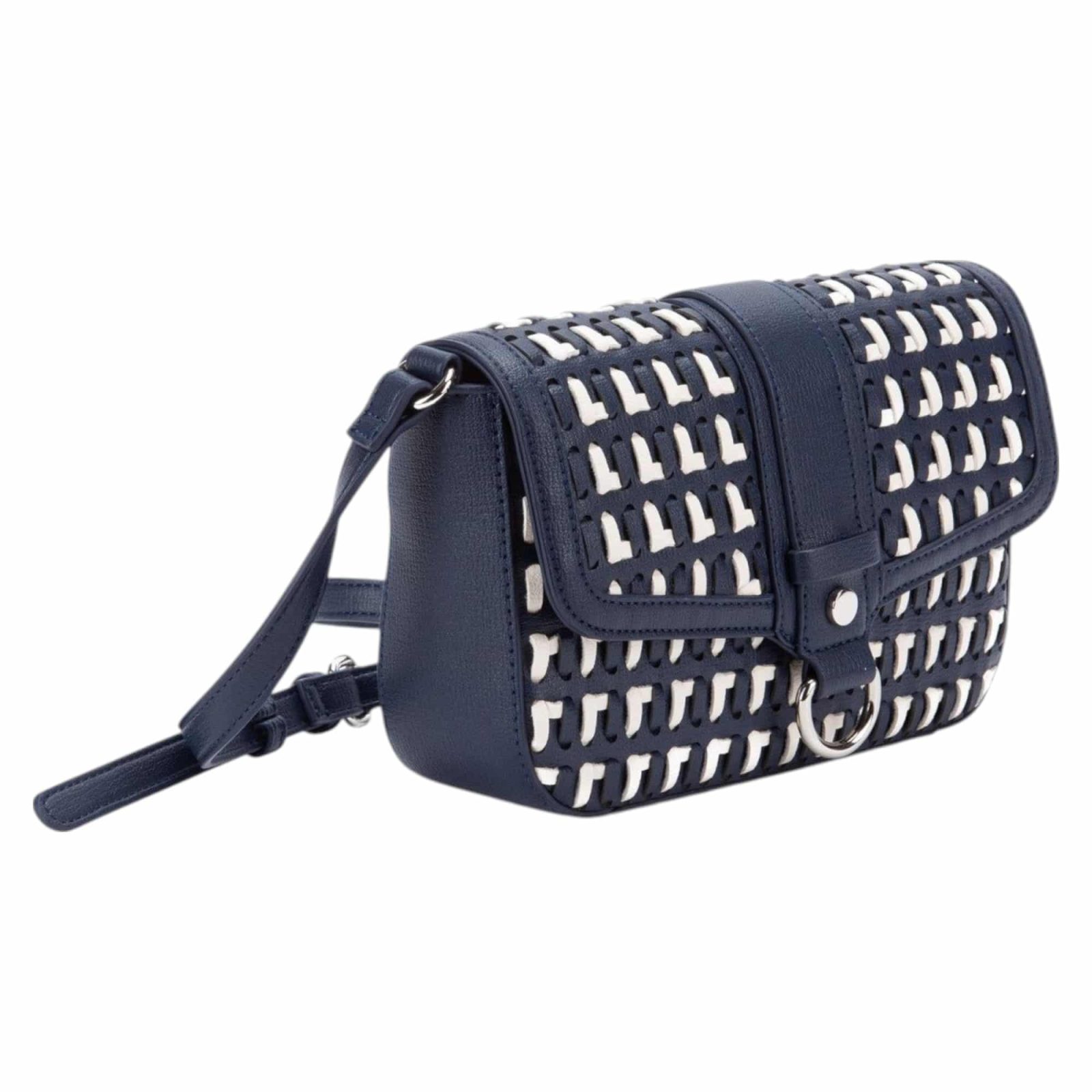 CARTERA BANDOLERA PEQUEÑA TEXTIL RAFIA MARINO CAR3342 GACEL - Imagen 6