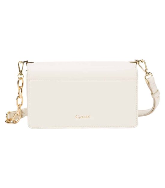 CARTERA RETRO CON TAPA PEQUEÑA OFF WHITE CAR3327 GACEL - Imagen 6
