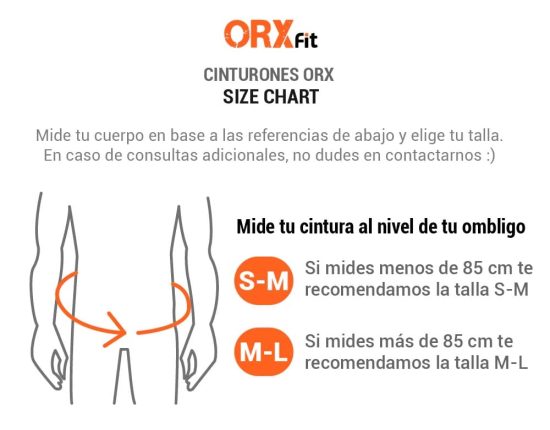 CINTURON ORX CLASSIC TALLA M-L ORXFIT - Imagen 3