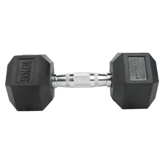 MANCUERNA HEXAGONAL 10 KG ULTIMATE FITNESS - Imagen 2