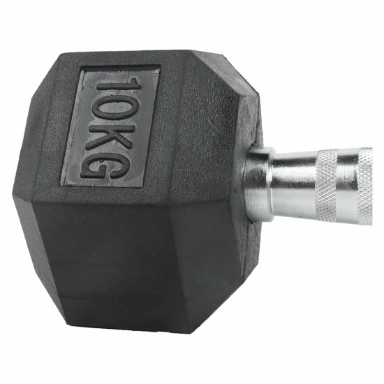 MANCUERNA HEXAGONAL 10 KG ULTIMATE FITNESS - Imagen 4