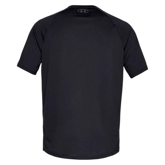 POLERA HOMBRE TECH 2.0 SS BLACK UNDER ARMOUR - Imagen 2