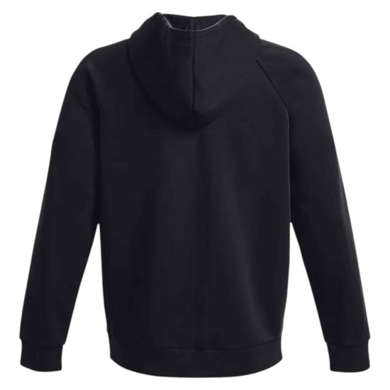 POLERON DEPORIVO HOMBRE CON CAPUCHA NEGRO UNDER ARMOUR - Imagen 2