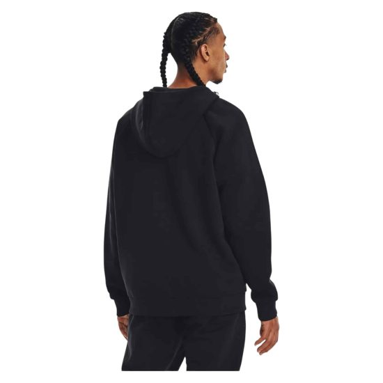 POLERON DEPORIVO HOMBRE CON CAPUCHA NEGRO UNDER ARMOUR - Imagen 4