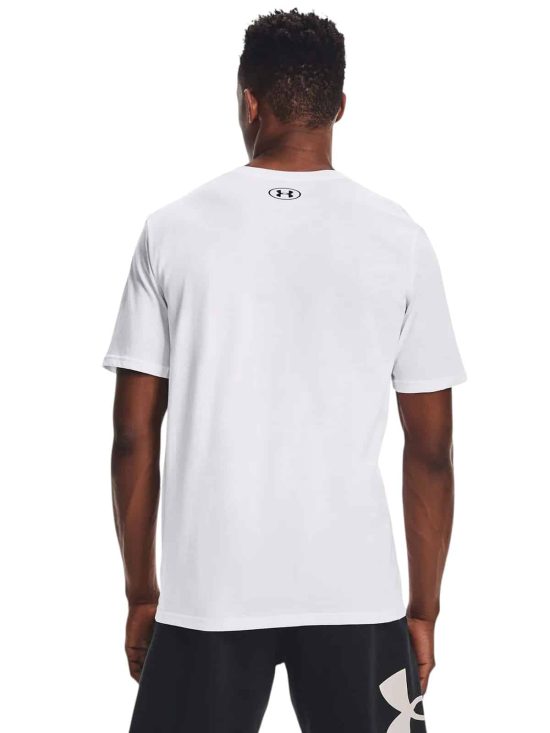 Polera Hombre Sportstyle LC Blanco Under Armour - Imagen 4