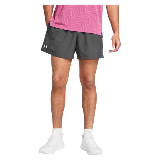 Short Deportivo Hombre Under Armour tech woven gris - Imagen 3