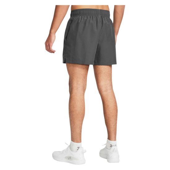 Short Deportivo Hombre Under Armour tech woven gris - Imagen 4
