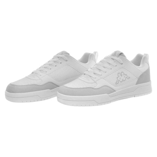 ZAPATILLA HOMBRE LOGO MANIS WHITE GREY LT KAPPA - Imagen 4