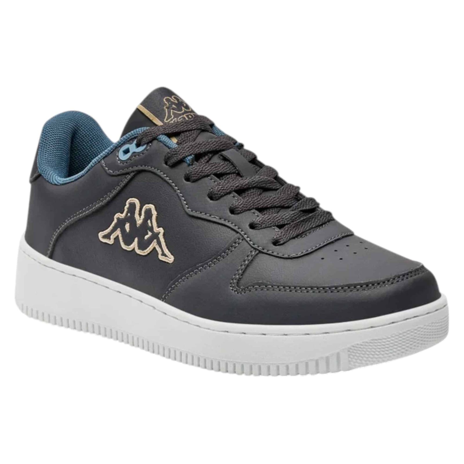 ZAPATILLA HOMBRE LOGO MASERTA GREY DK-BEIGE KAPPA - Imagen 4