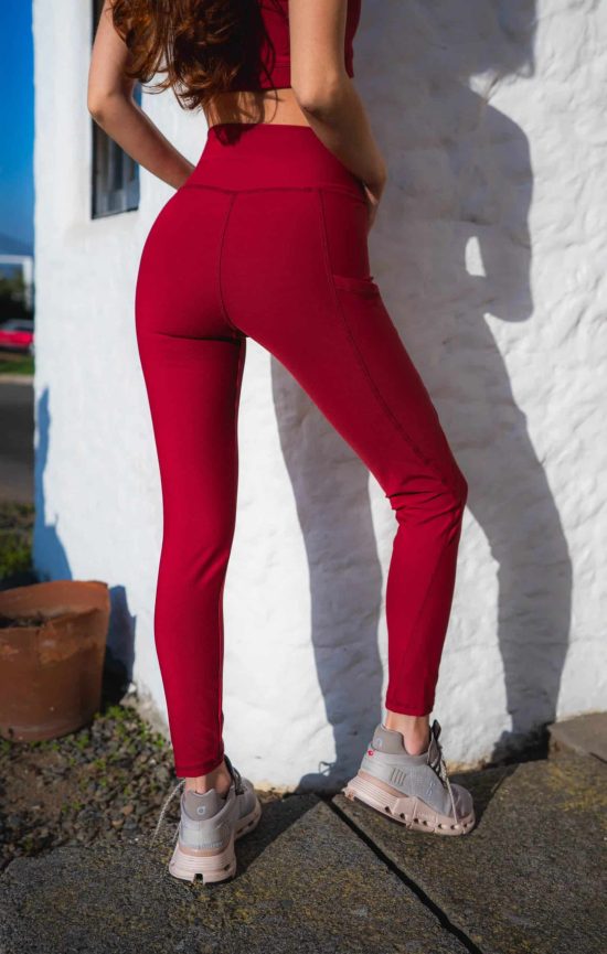 LEGGINS CAYETANA ROJO ORX - Imagen 2