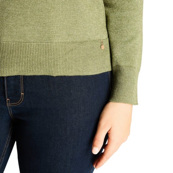 SWEATER CON BRILLOS VERDE LDP - Imagen 3