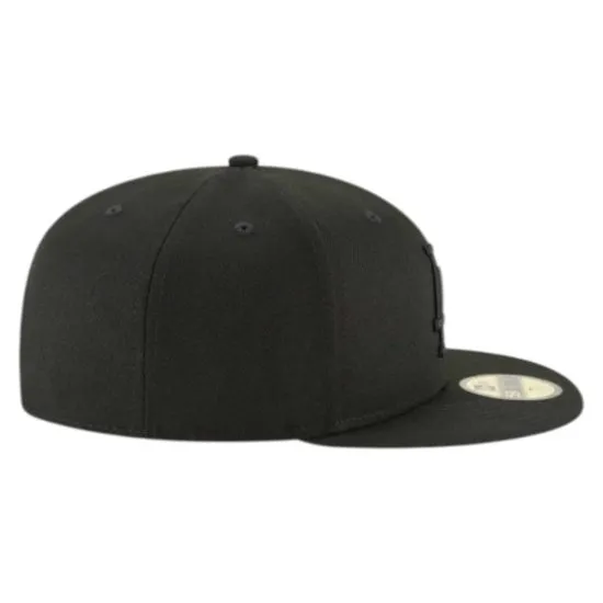 Gorro Dodgers Black On Black 59Fifty Cerrada - Imagen 2