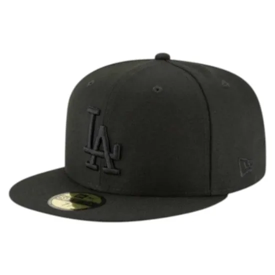 Gorro Dodgers Black On Black 59Fifty Cerrada - Imagen 4