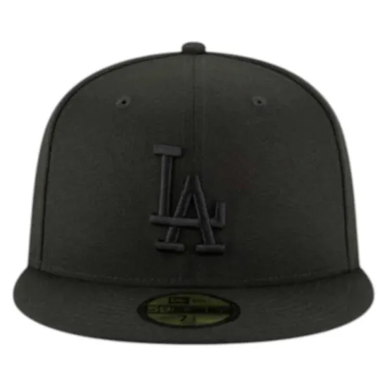 Gorro Dodgers Black On Black 59Fifty Cerrada - Imagen 5