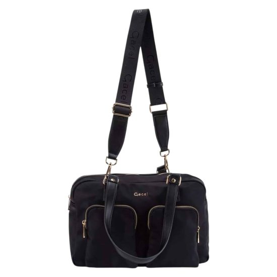 CARTERA NYLON NEGRO CA7430 GACEL - Imagen 6