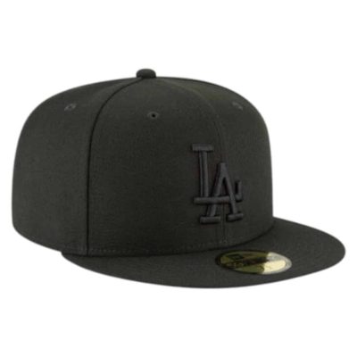 Gorro Dodgers Black On Black 59Fifty Cerrada