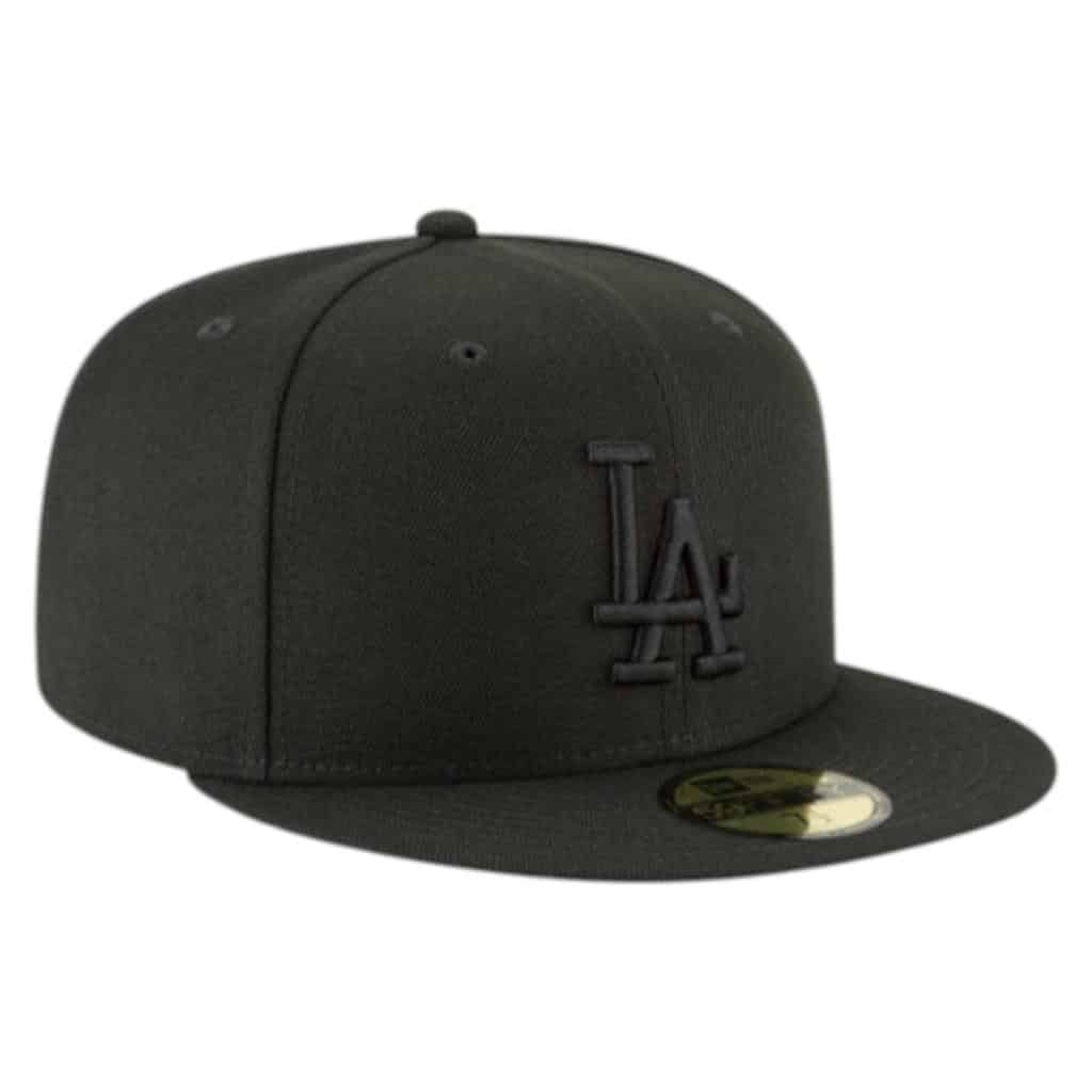 Gorro Dodgers Black On Black 59Fifty Cerrada