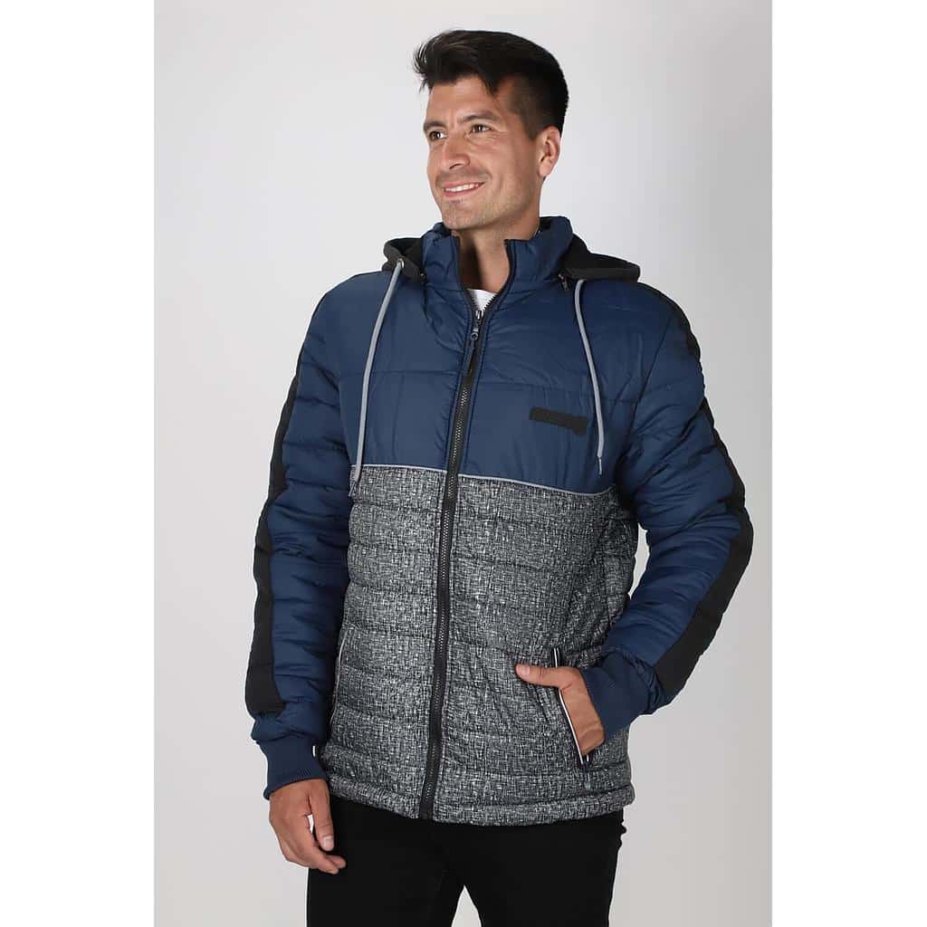 PARKA HOMBRE REVIVED GANGSTER AZUL