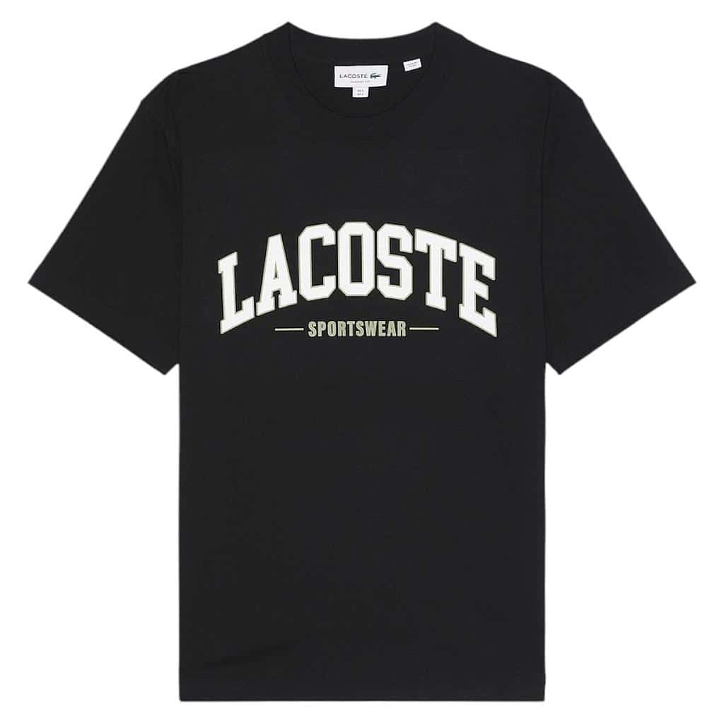 POLERA HOMBRE TH6565 NEGRO LACOSTE