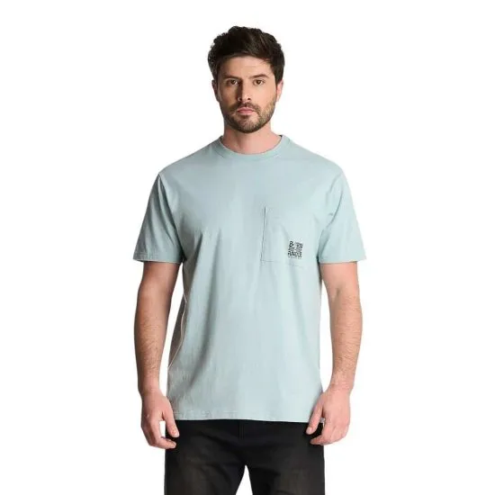 Polera Hombre Ulmo Pocket T-Shirt Celeste Lippi