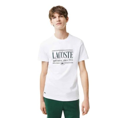 POLERA HOMBRE TH1265 BLANCO LACOSTE