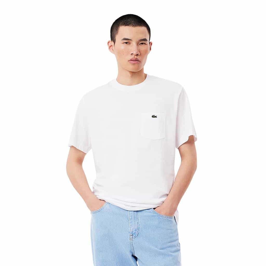 POLERA HOMBRE TH2827 BLANCO LACOSTE