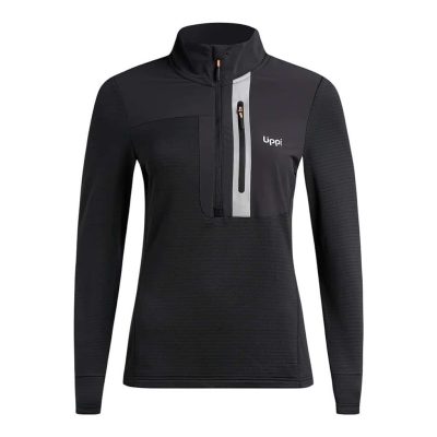 Polerón Mujer Karova Nano-f 14 Zip Negro Lippi