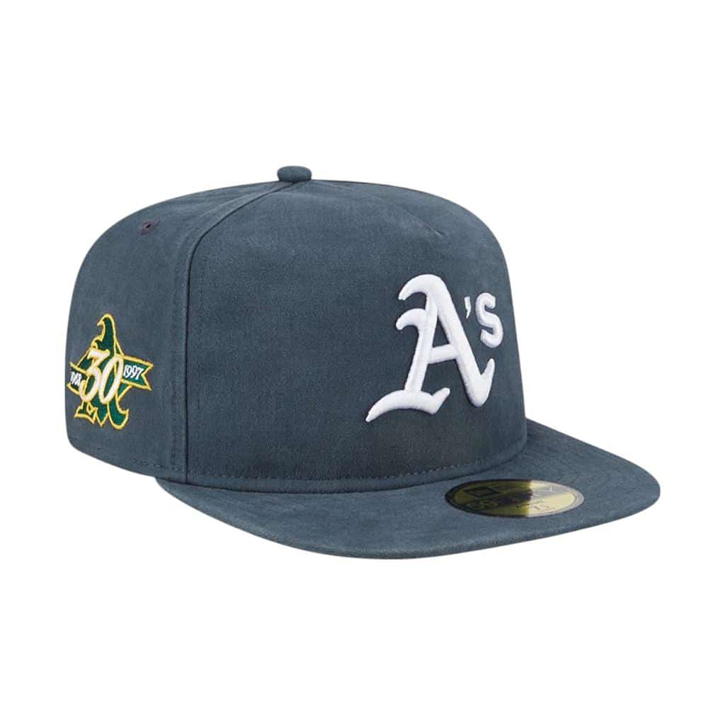 Gorro 59Fifty Oakland Athletics Championshio Side Flag Blue