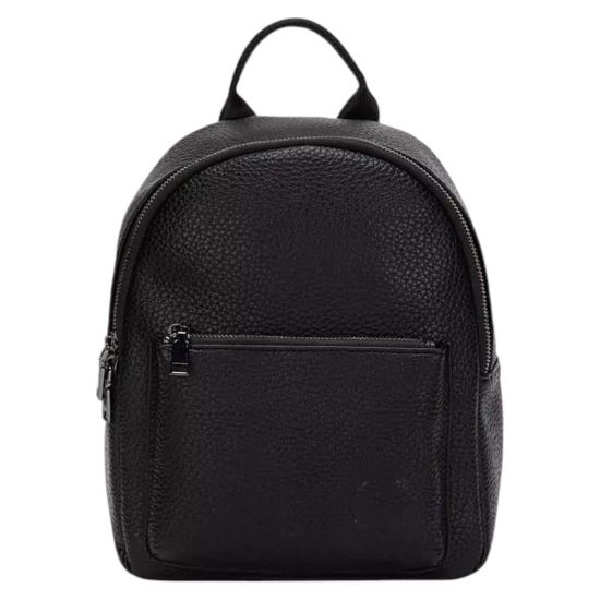 MOCHILA PEQUEÑA SINTETICO GRANEADO NEGRO CAR3264 GACEL
