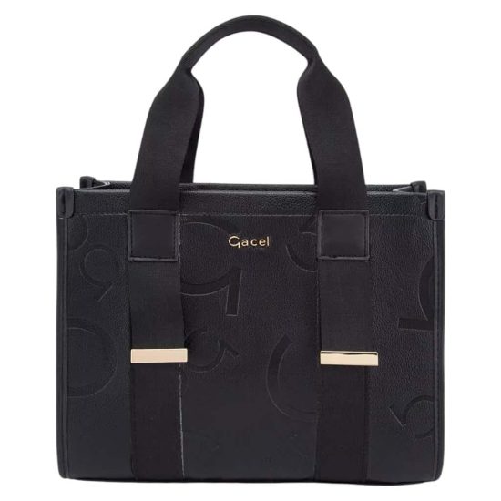 CARTERA DOS ASAS MEDIANA GRANEADO NEGRO CAR3333 GACEL