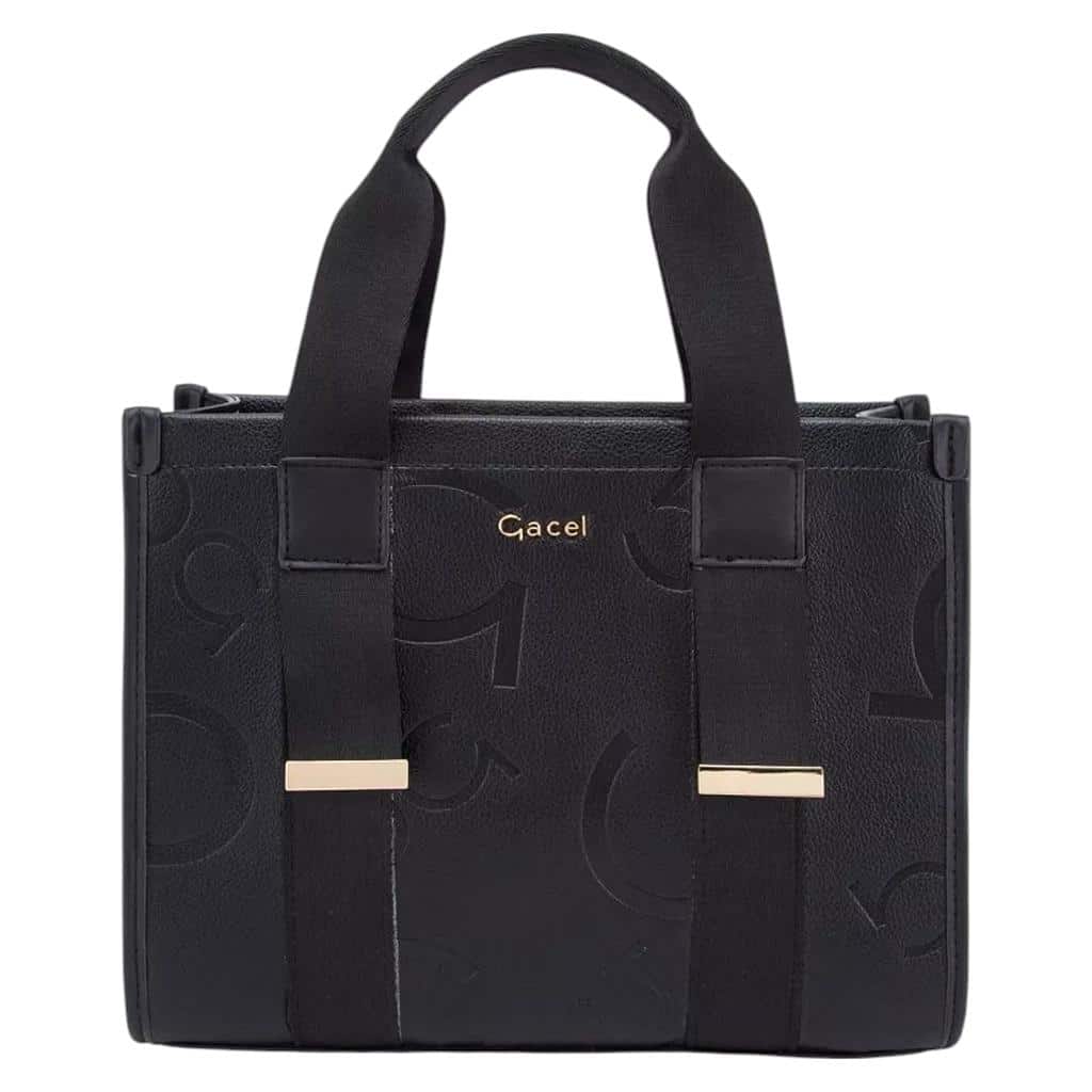 CARTERA DOS ASAS MEDIANA GRANEADO NEGRO CAR3333 GACEL