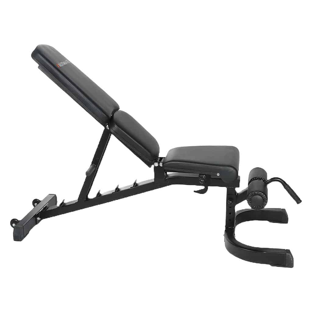 BANCO MULTIFUNCION INCLINABLE PRO SERIES NEGRO ULTIMATE FITNESS