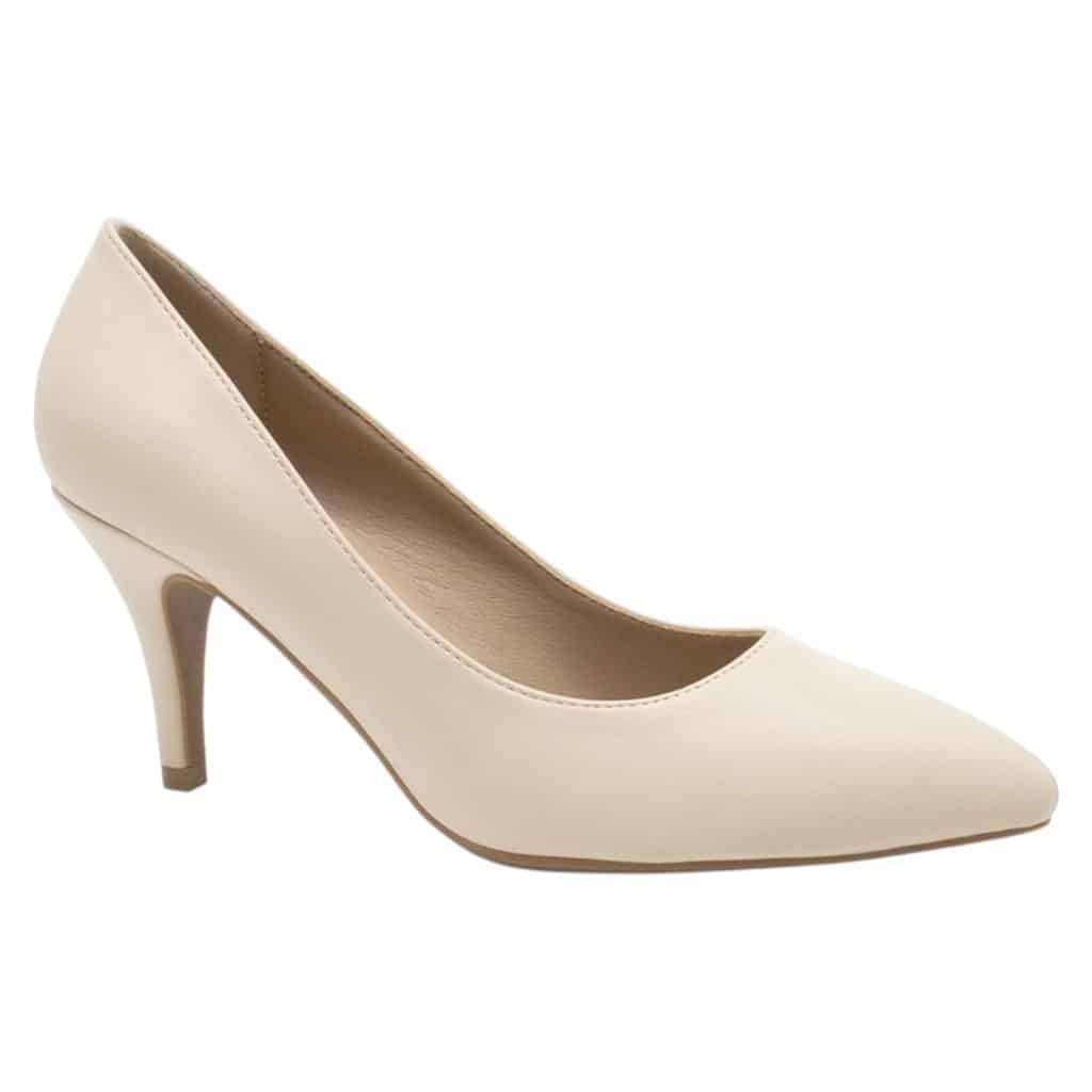 Zapato Taco Mujer Bonnyfranco Beige