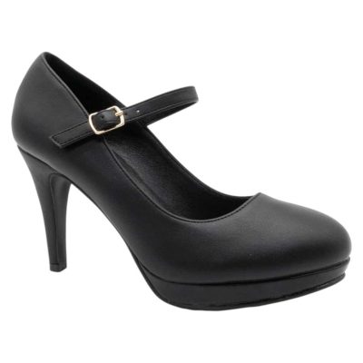 Zapato de Mujer Bonnyfranco Negro con Pulsera