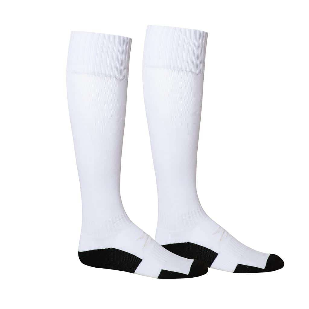 CALCETINES LARGOS 40-44 FUTBOL BLANCO OXN